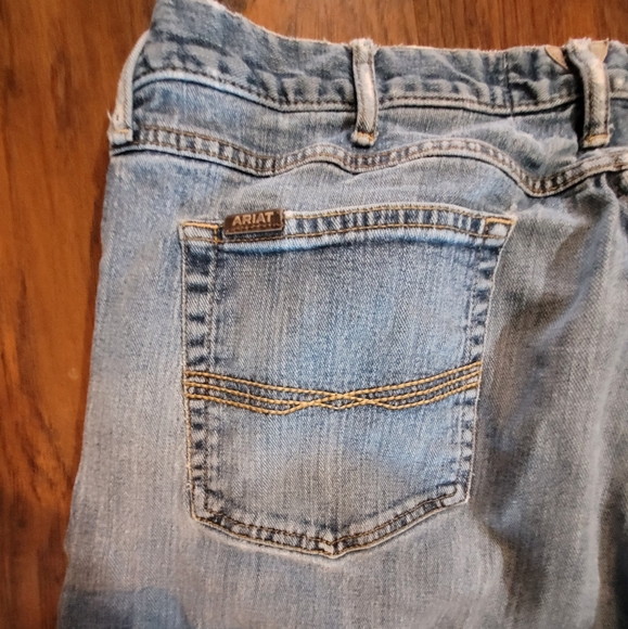 Ariat M5 Straight Slim Medium Wash Jeans 40x34 - Picture 12 of 13